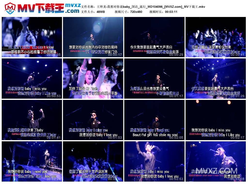 王绎龙-我想对你说baby_国语_流行_MD104096